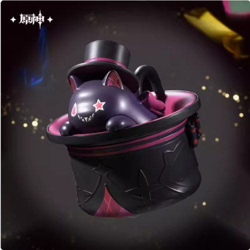 T013 Magic Show Series - Lyney's Laughing Hat Cat Running Toy  Genshin