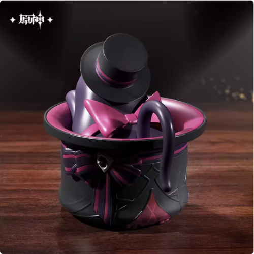 T013 Magic Show Series - Lyney's Laughing Hat Cat Running Toy  Genshin