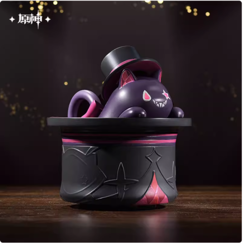 T013 Magic Show Series - Lyney's Laughing Hat Cat Running Toy  Genshin