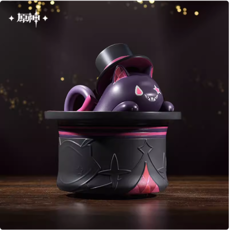 T013 Magic Show Series - Lyney's Laughing Hat Cat Running Toy  Genshin