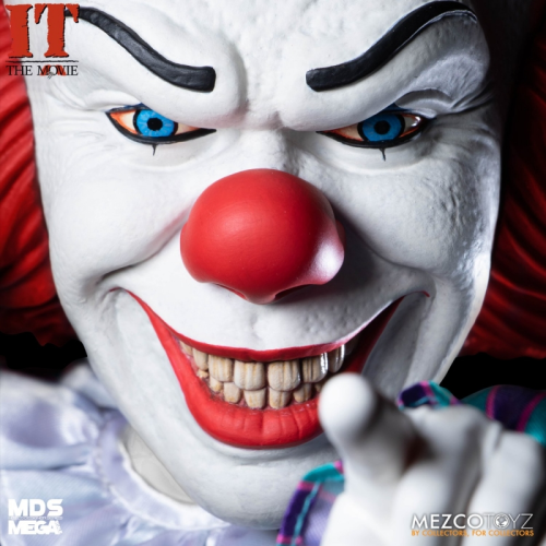 X017 Designer Series Large Scale IT 1990 Pennywise 15-inch Voice-activated Action Figure