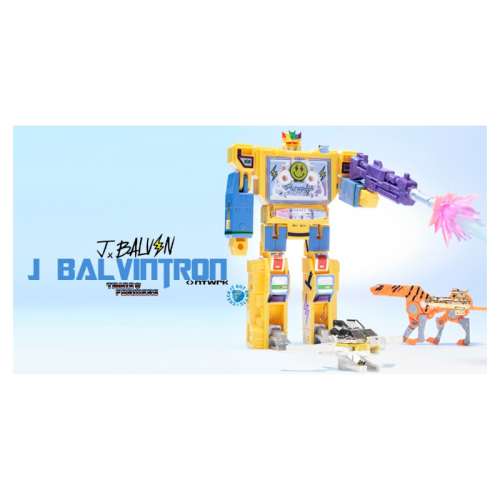 X023 變形金剛 x J.Balvin聯名 NTWRK限定 黃色聲波與磁帶套裝