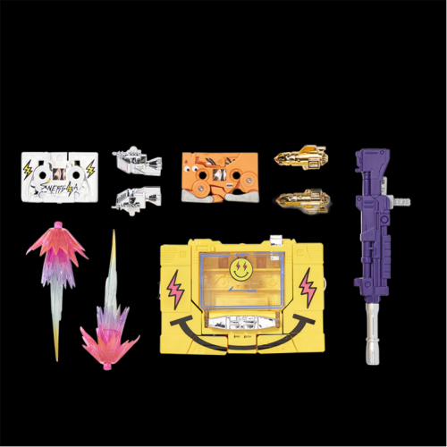 X023 變形金剛 x J.Balvin聯名 NTWRK限定 黃色聲波與磁帶套裝