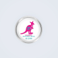 Hatsune Miku Kangol Collaboration Part 2 Glass Magnetic Badge Logo