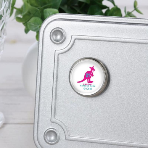 Hatsune Miku Kangol Collaboration Part 2 Glass Magnetic Badge Logo