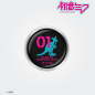 Hatsune Miku Kangol Collaboration 1st Edition Glass Magnetic Badge Logo