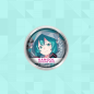 Hatsune Miku Kangol Collaboration Illustration Style 2nd Edition Glass Magnetic Baji Badge