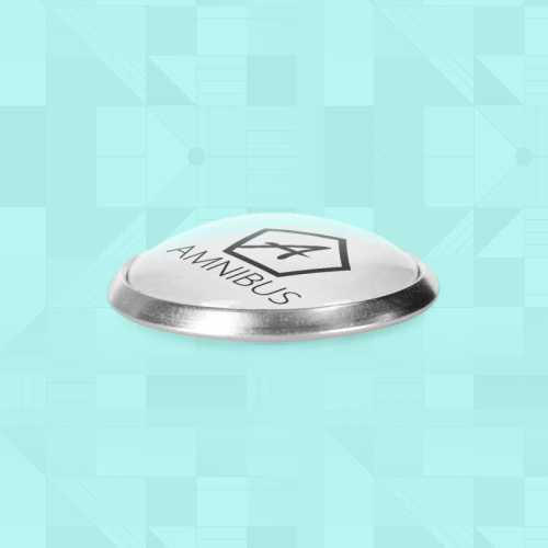 Hatsune Miku Kangol Collaboration Illustration Style 2nd Edition Glass Magnetic Baji Badge