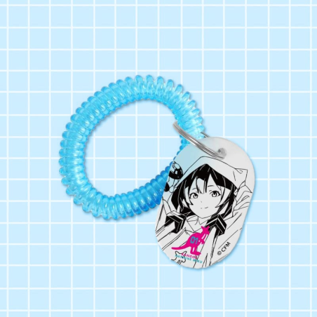 初音未來 Kangol連動 插畫風格 第2彈 置物櫃手牌風 壓克力鑰匙掛件