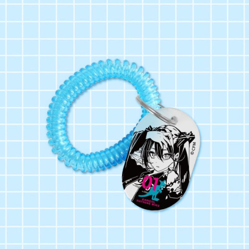 Hatsune Miku Kangol Collaboration Illustration Style 1st Locker Hand Card Style Acrylic Key Pendant