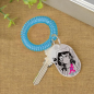 Hatsune Miku Kangol Collaboration Illustration Style 2nd Edition Locker Hand Card Style Acrylic Key Pendant