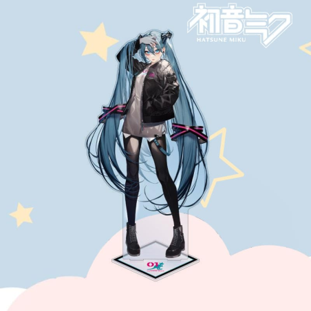 初音未來 Kangol連動 插畫風格 第1彈 特大亞克力立牌