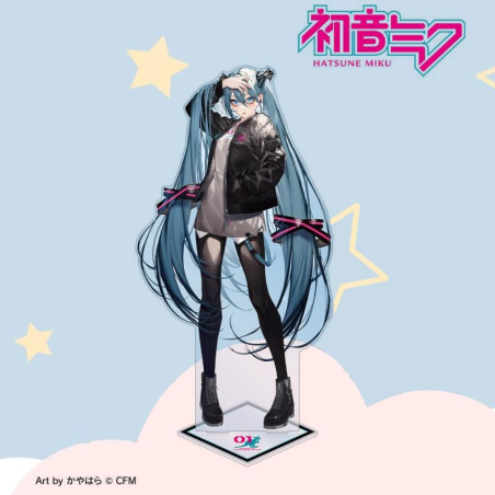 初音未來 Kangol連動 插畫風格 第1彈 特大亞克力立牌