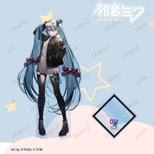 Hatsune Miku Kangol Collaboration Illustration Style Part 1 Extra Large Acrylic Stand