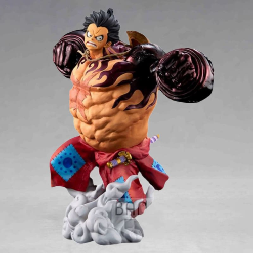 BWFC One Piece Style King Top Battle 3 SMSP Luffy Gear 4 Anime Color Version Prize
