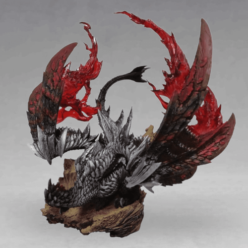 OW003 Monster Hunter Silver Winged Star Fury Reprint Sky Comet Dragon Japanese Figure