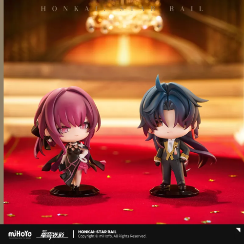 T051  "Honkai: Star Rail"Train Welcome Tea Party Theme Q Edition Box Egg