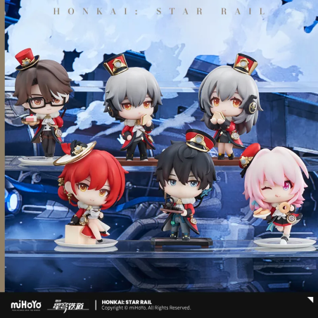 T051  "Honkai: Star Rail"Train Welcome Tea Party Theme Q Edition Box Egg