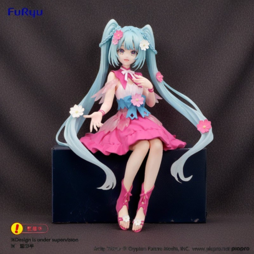 FuRyu泡面壓初音未來鮮花精靈宇宙景品初音未來日系手辦