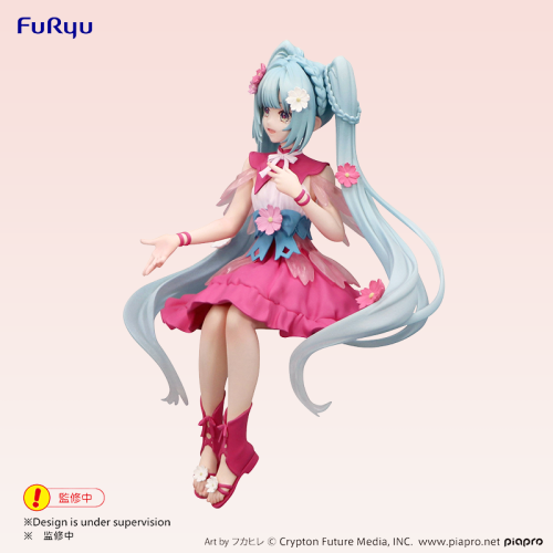 FuRyu泡面壓初音未來鮮花精靈宇宙景品初音未來日系手辦
