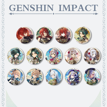 T011 Genshin Impact's 'Destined Day' Series 2021 Pins