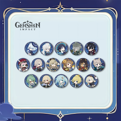 M005 Starlight Correspondence Series Pins for Genshin Impact