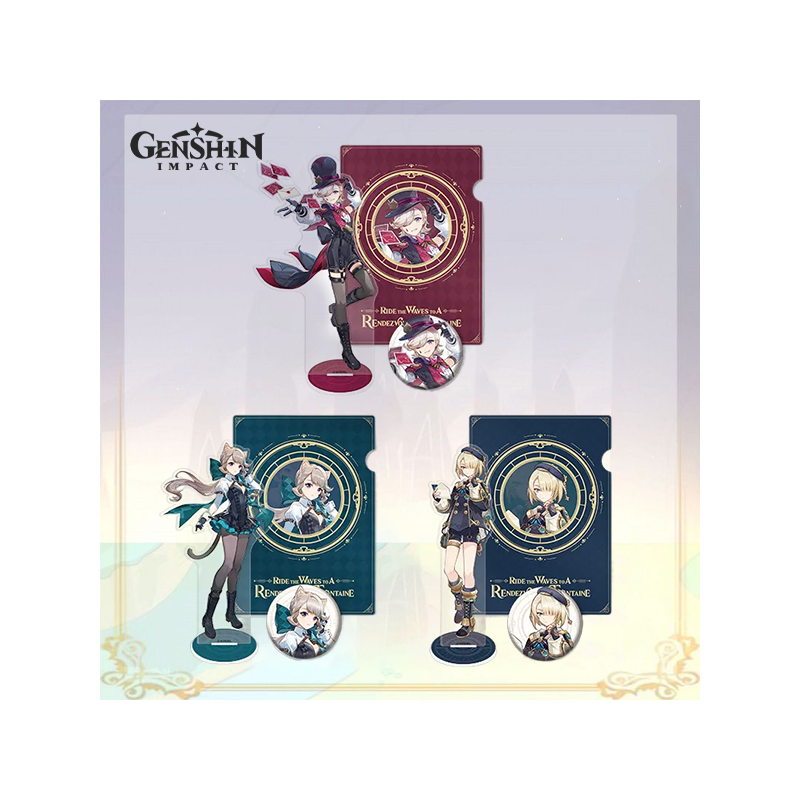M008 [Genshin Impact] 2023 Game Art Exhibition Series: Pin / Acrylic Stand / Folder