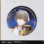 T024 "Honkai: Star Rail" Illustrated Series Tinplate Badge - The Path of Ruination