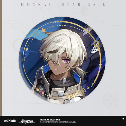 T024 "Honkai: Star Rail" Illustrated Series Tinplate Badge - The Path of Ruination