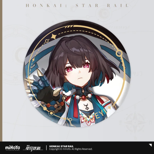 T024 "Honkai: Star Rail" Illustrated Series Tinplate Badge - The Path of Ruination
