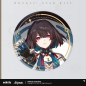 T024 "Honkai: Star Rail" Illustrated Series Tinplate Badge - The Path of Ruination