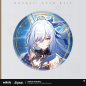 T024 "Honkai: Star Rail" Illustrated Series Tinplate Badge - The Path of Ruination