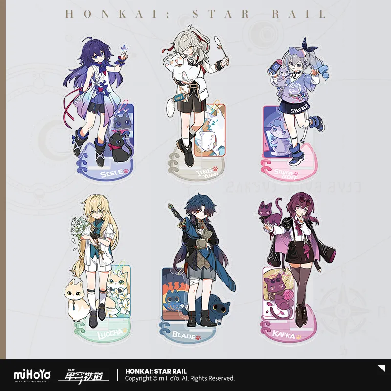 T026 "Honkai: Star Rail" Tiny Kitty Series Acrylic Stand