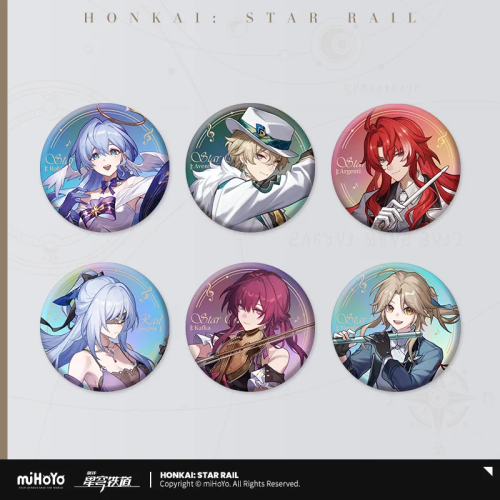 T027 "Honkai: Star Rail" Starrail LIVE Series Tinplate Badge