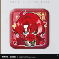 T028 "Honkai: Star Rail" Pam Exhibition Hall Series Square Tinplate Badge