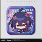 T028 "Honkai: Star Rail" Pam Exhibition Hall Series Square Tinplate Badge