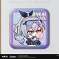 T028 "Honkai: Star Rail" Pam Exhibition Hall Series Square Tinplate Badge