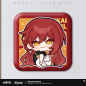 T028 "Honkai: Star Rail" Pam Exhibition Hall Series Square Tinplate Badge