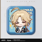T028 "Honkai: Star Rail" Pam Exhibition Hall Series Square Tinplate Badge