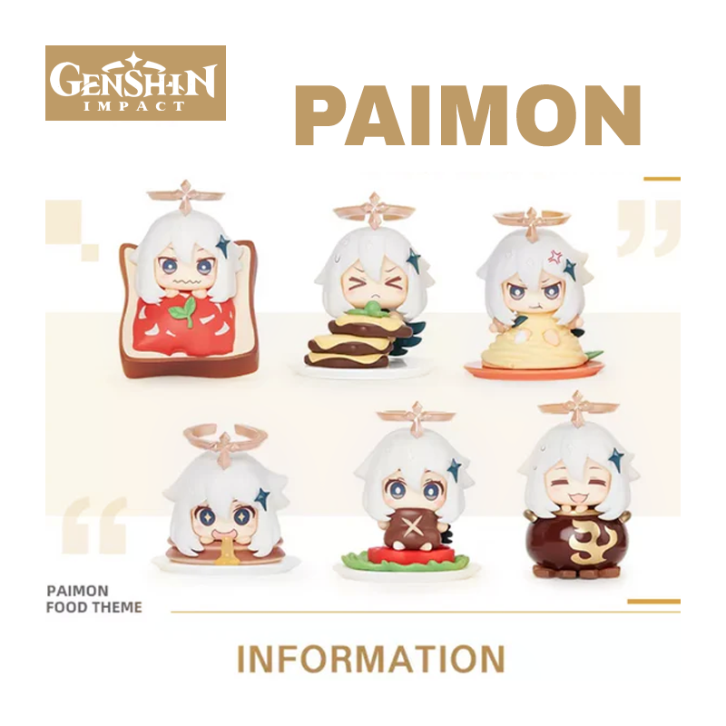 M020 Genshin Impact 'I'm Not Just an Emergency Food!' Paimon Food-Themed Blind Box