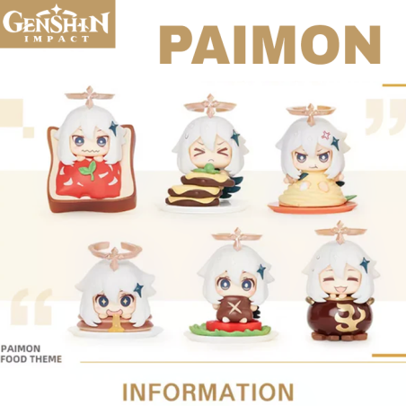 M020 Genshin Impact 'I'm Not Just an Emergency Food!' Paimon Food-Themed Blind Box