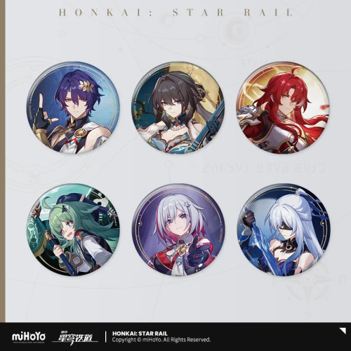 T030 "Honkai: Star Rail" Invitation of the Stars Series Tinplate Badge