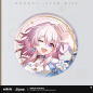 T032 "Honkai: Star Dome Railway"Illustration Series Tinplate Badge - Preserve Destiny