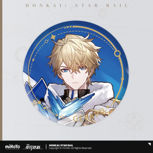 T032 "Honkai: Star Rail" Illustrated Series Tinplate Badge - The Path of Preservation
