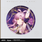 T032 "Honkai: Star Rail" Illustrated Series Tinplate Badge - The Path of Preservation