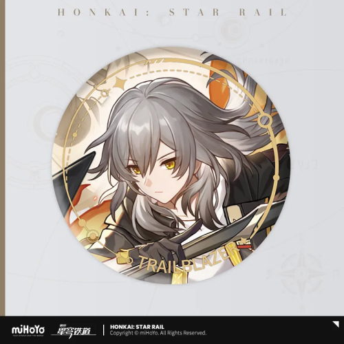 T032 "Honkai: Star Rail" Illustrated Series Tinplate Badge - The Path of Preservation