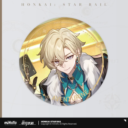 T032 "Honkai: Star Rail" Illustrated Series Tinplate Badge - The Path of Preservation
