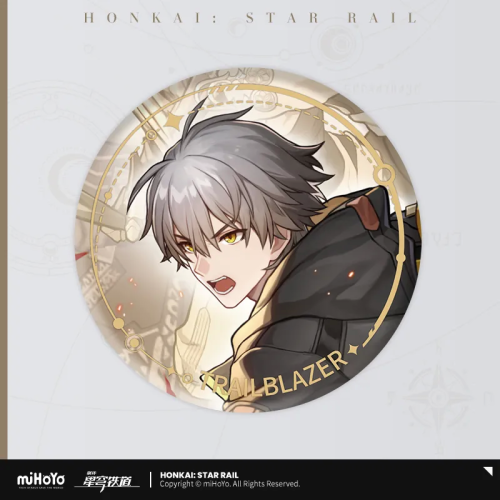 T032 "Honkai: Star Rail" Illustrated Series Tinplate Badge - The Path of Preservation