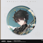 T033 "Honkai: Star Rail" Illustrated Series Tinplate Badge - The Path of the Hunt