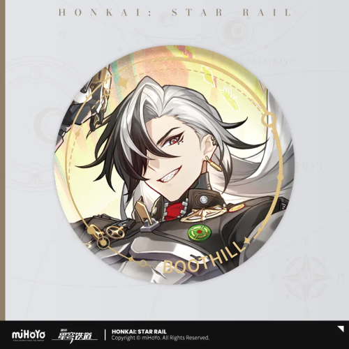 T033 "Honkai: Star Rail" Illustrated Series Tinplate Badge - The Path of the Hunt